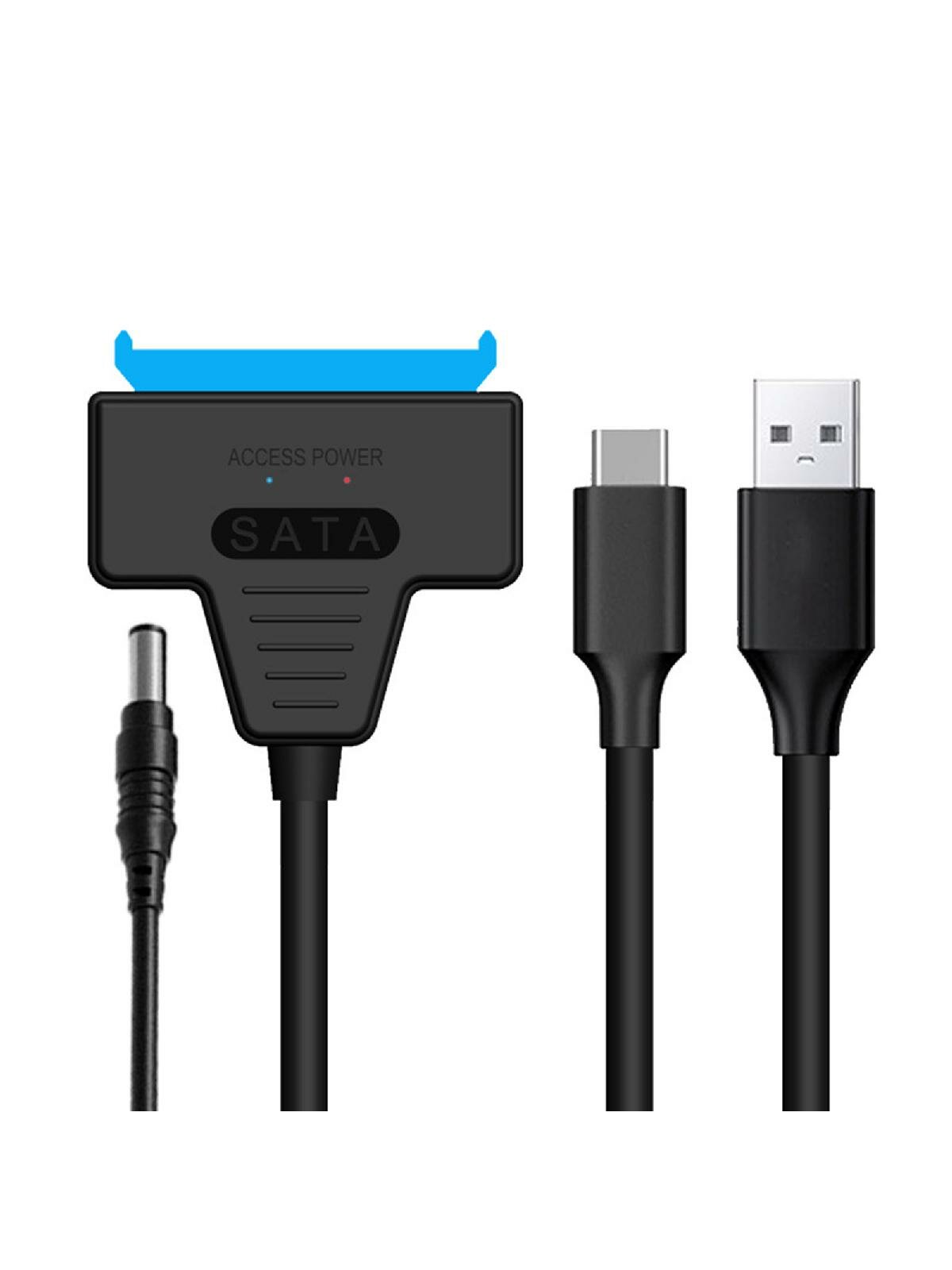 USB 3.0 2.0 SATA Cable SATA To USB 3.0 2.0 Adapter 6Gbps Support 2.5/3.5Inch External HDD SSD Hard Drive 22Pin Sata 3 — фото 1