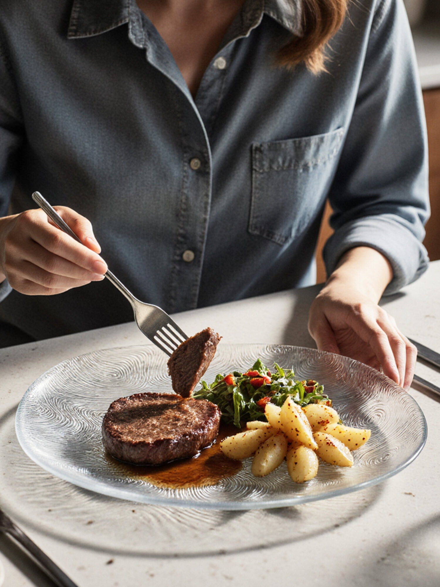 Картинки Тарелки обеденные, набор 6 штук, Pasabahce Linden, стеклянные, 26 см