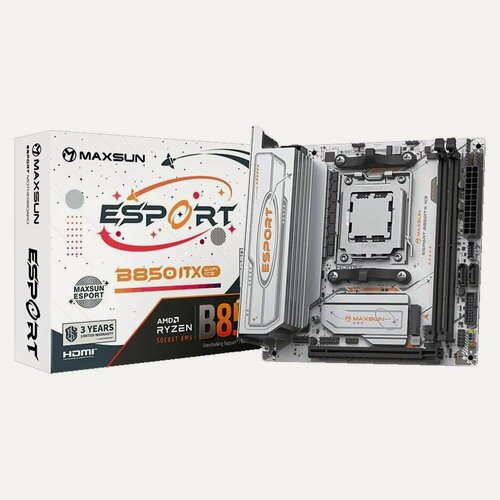 Изображение товара MAXSUN Материнская плата MS - eSport B850ITX WIFI ICE