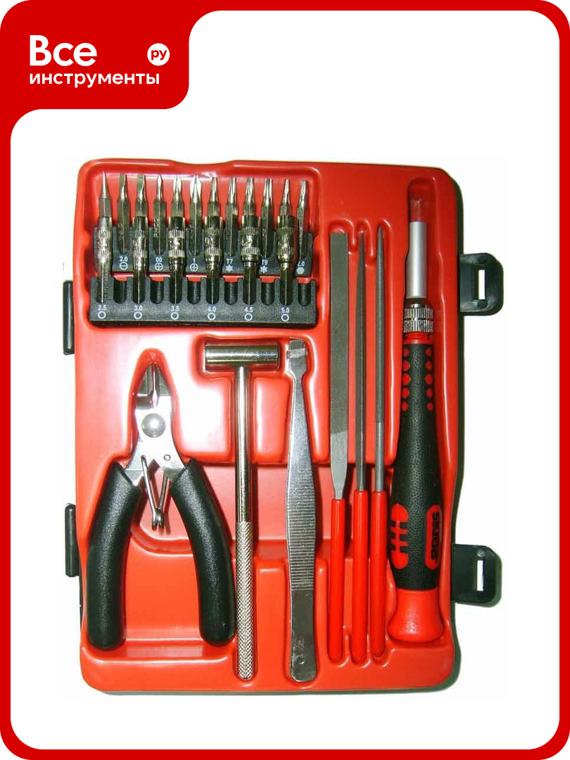 Набор бит SKRAB 26 предметов с молотком и кусачками 41690