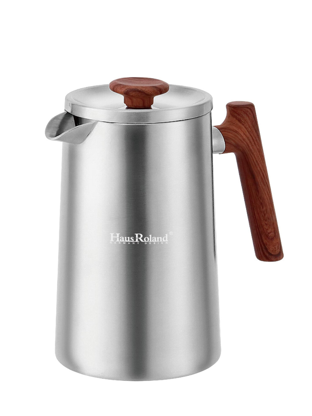 Haus Roland френч-пресс для чая и кофе, с деревянной ручкой, 1000 мл