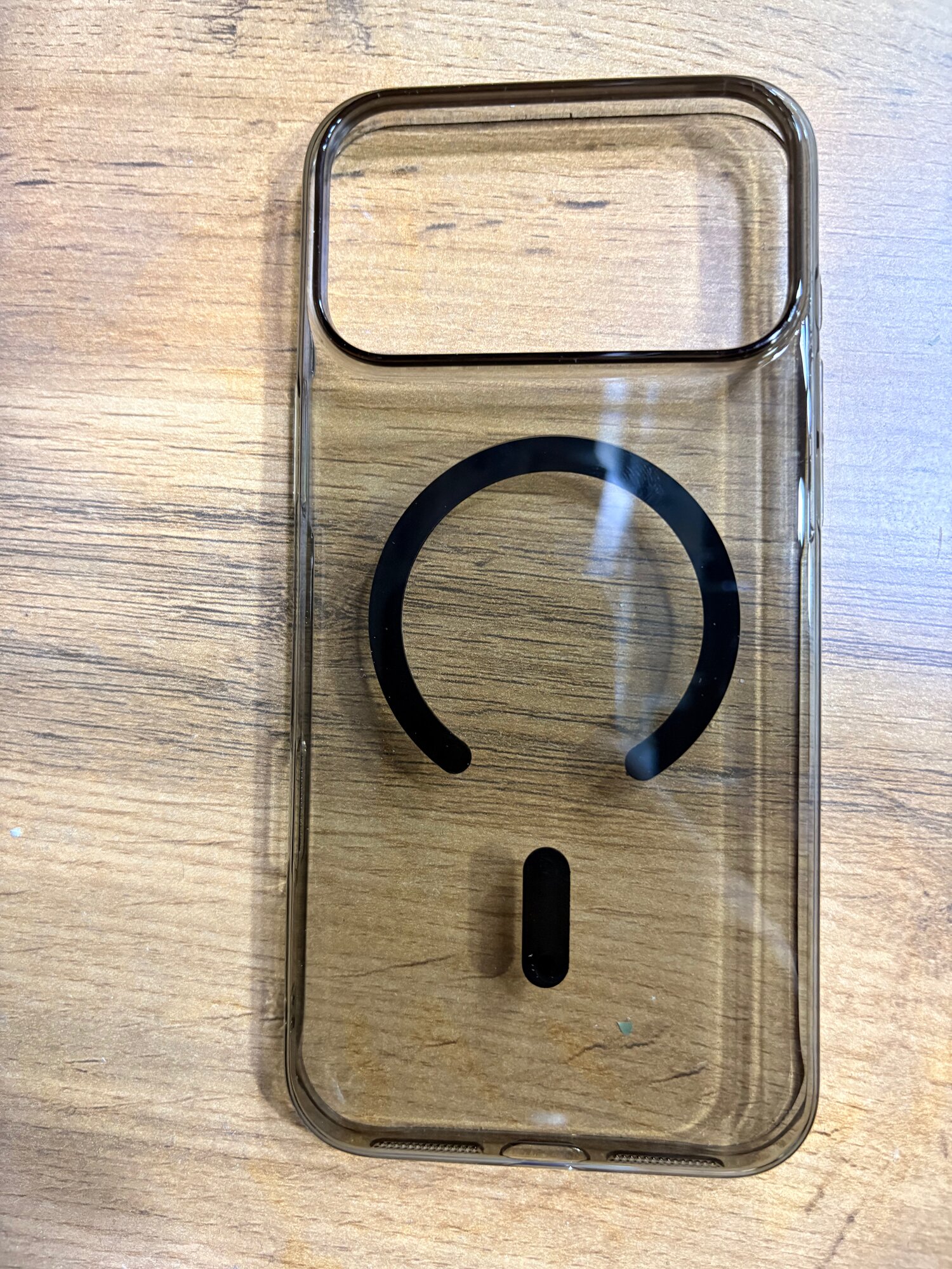 Ультратонкий чехол с магнитом для iPhone 15 — прозрачный защитный корпус с усиленной защитой камеры