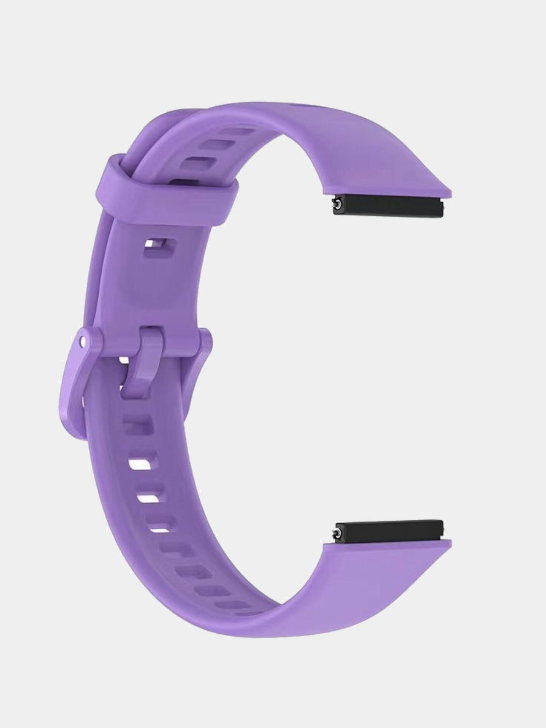 Силиконовый ремешок для Huawei Band 8, 9, 10 - прочный, мягкий и удобный, фиолетовый