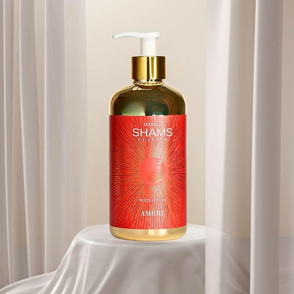 Лосьон для тела Hamidi Shams Edition Ambre(500 ml.) для увлажнения и питания кожи.