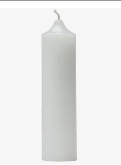 Свеча Мир Свечей "Столбик", цилиндрическая, парафин, без аромата, 5х14 см — фото 1