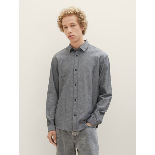 фото Рубашка tom tailor, размер xs, серый