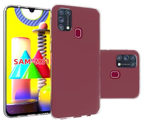 Чехол панель-накладка Чехол. ру для Samsung Galaxy M31 SM-M315 (2020) ультра-тонкая полимерная из мягкого качественного силикона прозрачная