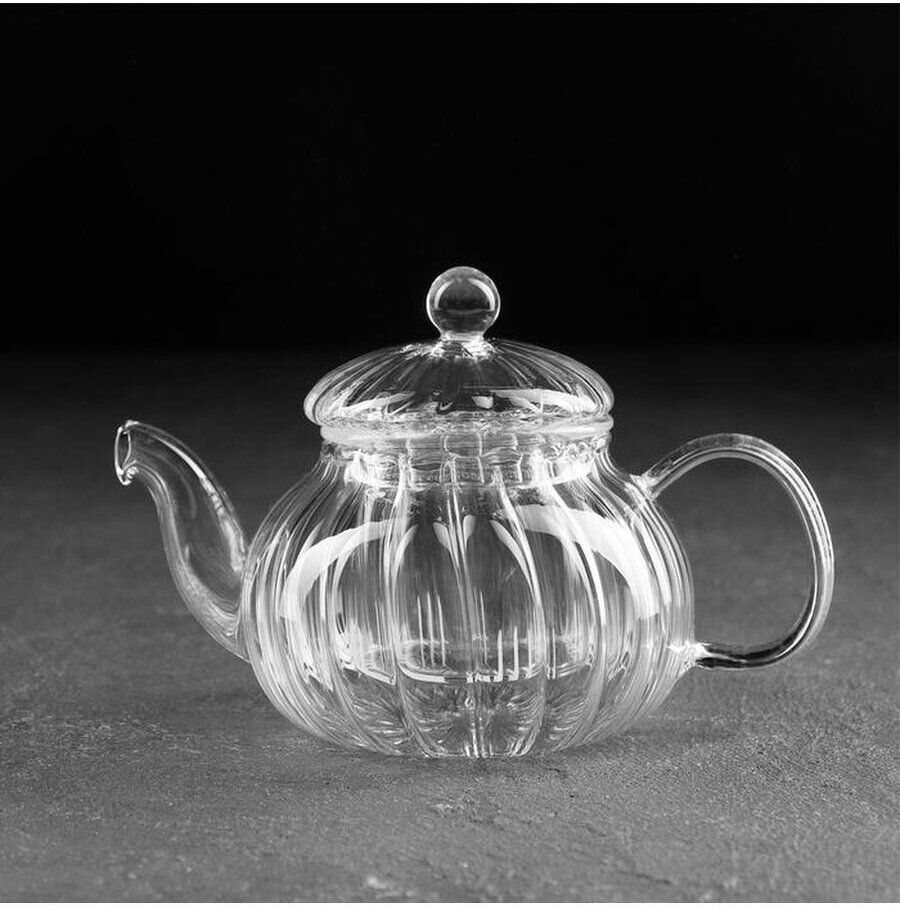 Чайник заварочный «Диана. Доляна», со стеклянным ситом, 400 мл