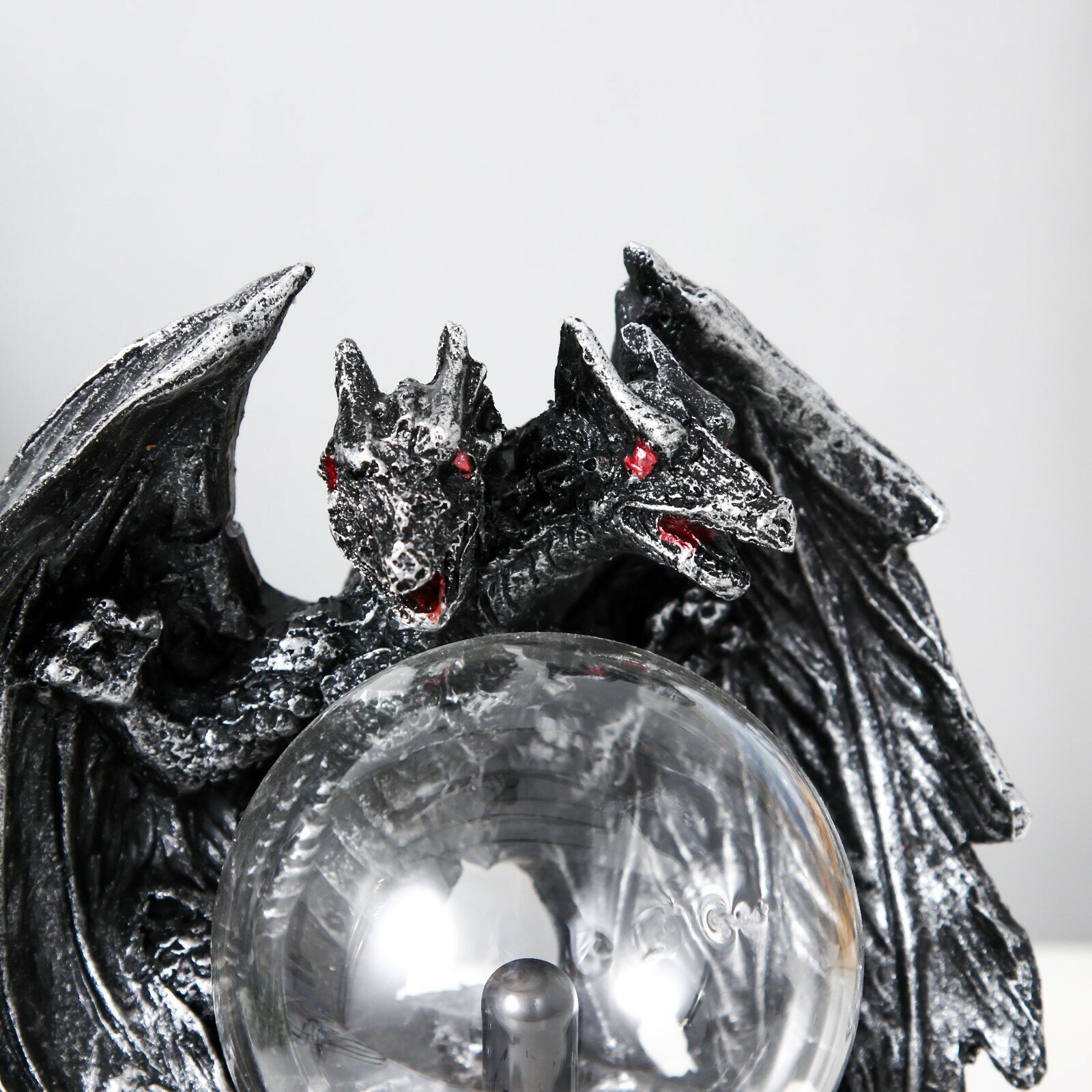 Плазменный шар "Двуглавый дракон" 21*10*12 см - фотография № 6