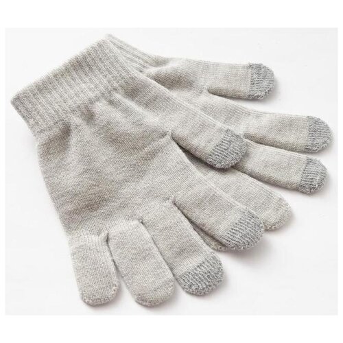 фото Перчатки женские, цвет светло серый, размер 18 снежань