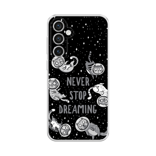 Силиконовый чехол на Samsung Galaxy S23 FE 5G / Самсунг Галакси S23 FE 5G Never stop dreaming силиконовый чехол на samsung galaxy s23 5g самсунг галакси s23 5g never stop dreaming