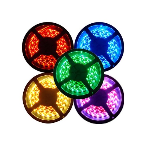 СВГ Лента светодиодная стандарт 5050, 60 LED/м, 14,4 Вт/м, 12В , IP65, Цвет: RGB