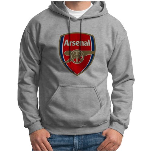 фото Толстовка худи серые coolpodarok р-р 44 арсенал