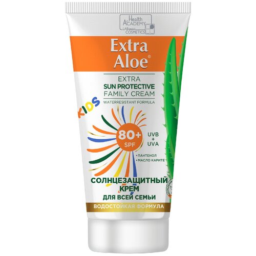 5413 VS Vilsen Солнцезащитный крем для всей семьи SPF 80+ серии Extra Aloe, 75 мл туба