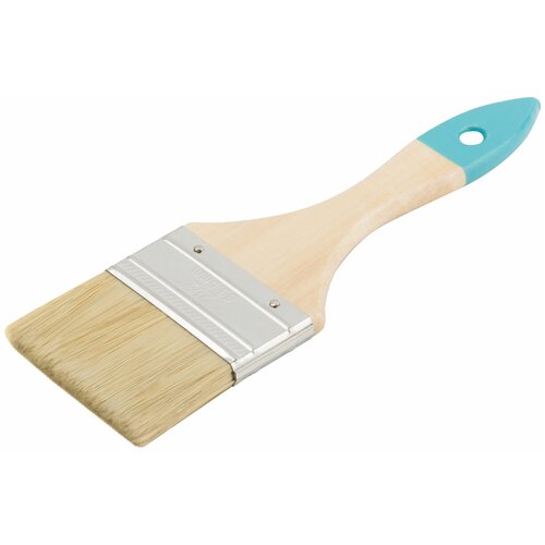 Кисть флейцевая натур cветлая щетина деревянная ручка 25 63 мм MOS 169₽