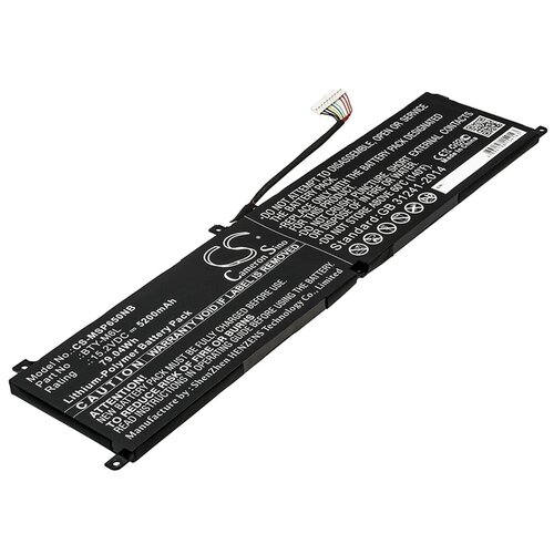 Аккумулятор CameronSino CS-MSP650NB для MSI GS65, PS63 (BTY-M6L) 5200mah аккумулятор bty m6l для msi gs60 gs65 gs75 p65 ms 16q2 ms 16q21