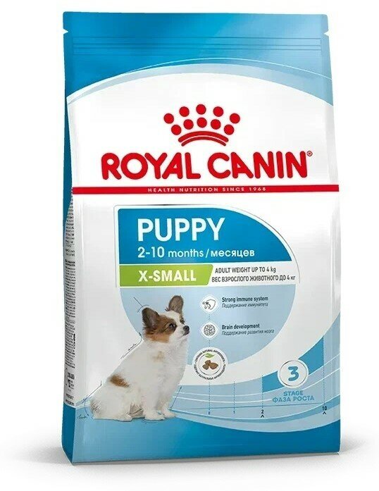 Royal Canin X-Small Puppy для щенков миниатюрных пород Курица, 1,5 кг.