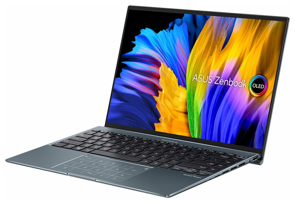 Ноутбук ASUS Zenbook 14X UX5401EA-KN155 Core i7 1165G716Gb512Gb SSD14 OLED WQUXGA TouchDOS Pine Grey