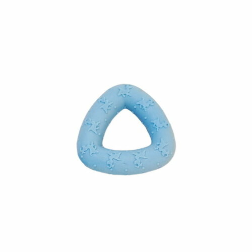 HOMEPET Игрушка для собак из TPR треугольник голубой 7,2 см
