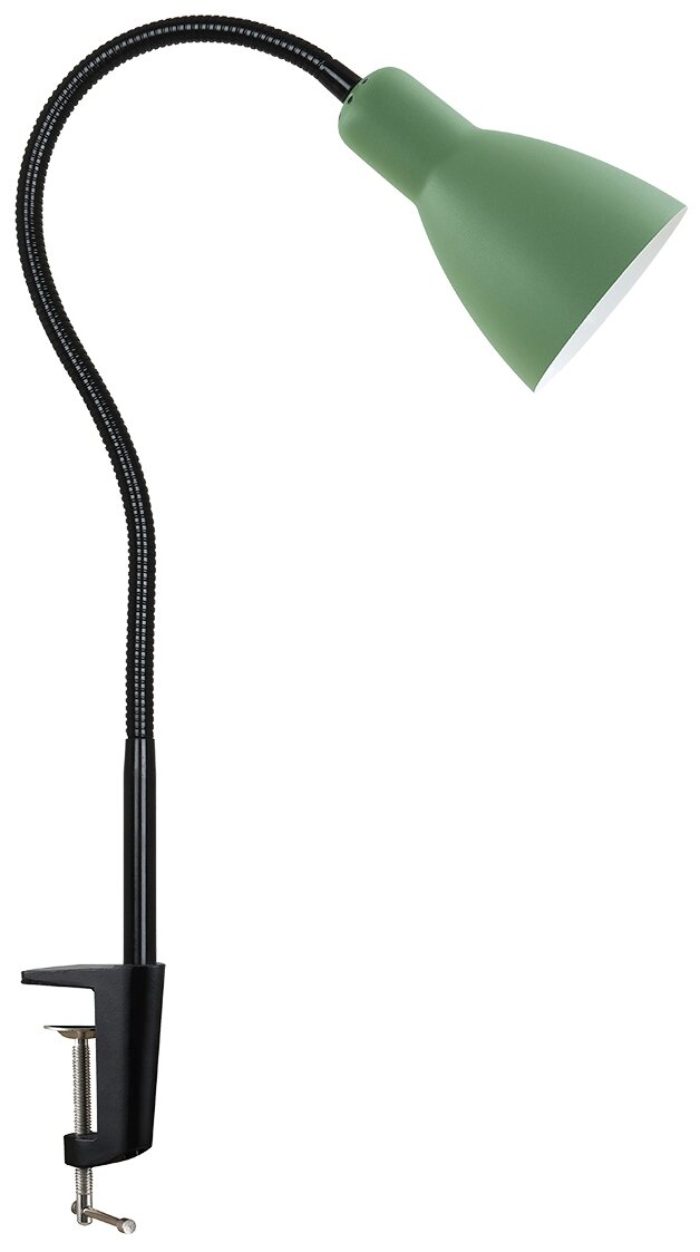 Светильник настольный Artstyle HT-701GR на струбцине, Е27, зеленый