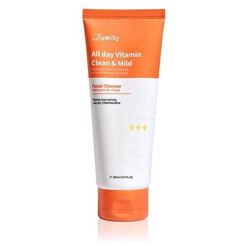 Мягкий витаминный гель для умывания Jumiso All day Vitamin Clean & Mild Facial Cleanser, 150мл