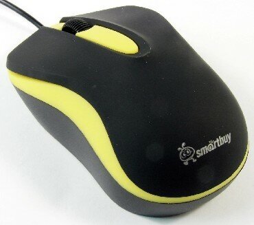 Мышь компьютерная SmartBuy ONE 329, USB, черная, желтая, 2 кнопок (SBM-329-KY) - фотография № 17