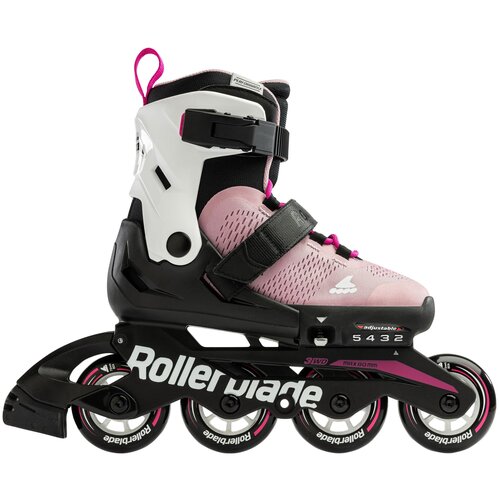 Детские роликовые коньки Rollerblade MICROBLADE pink/white 2024 (33-36,5)