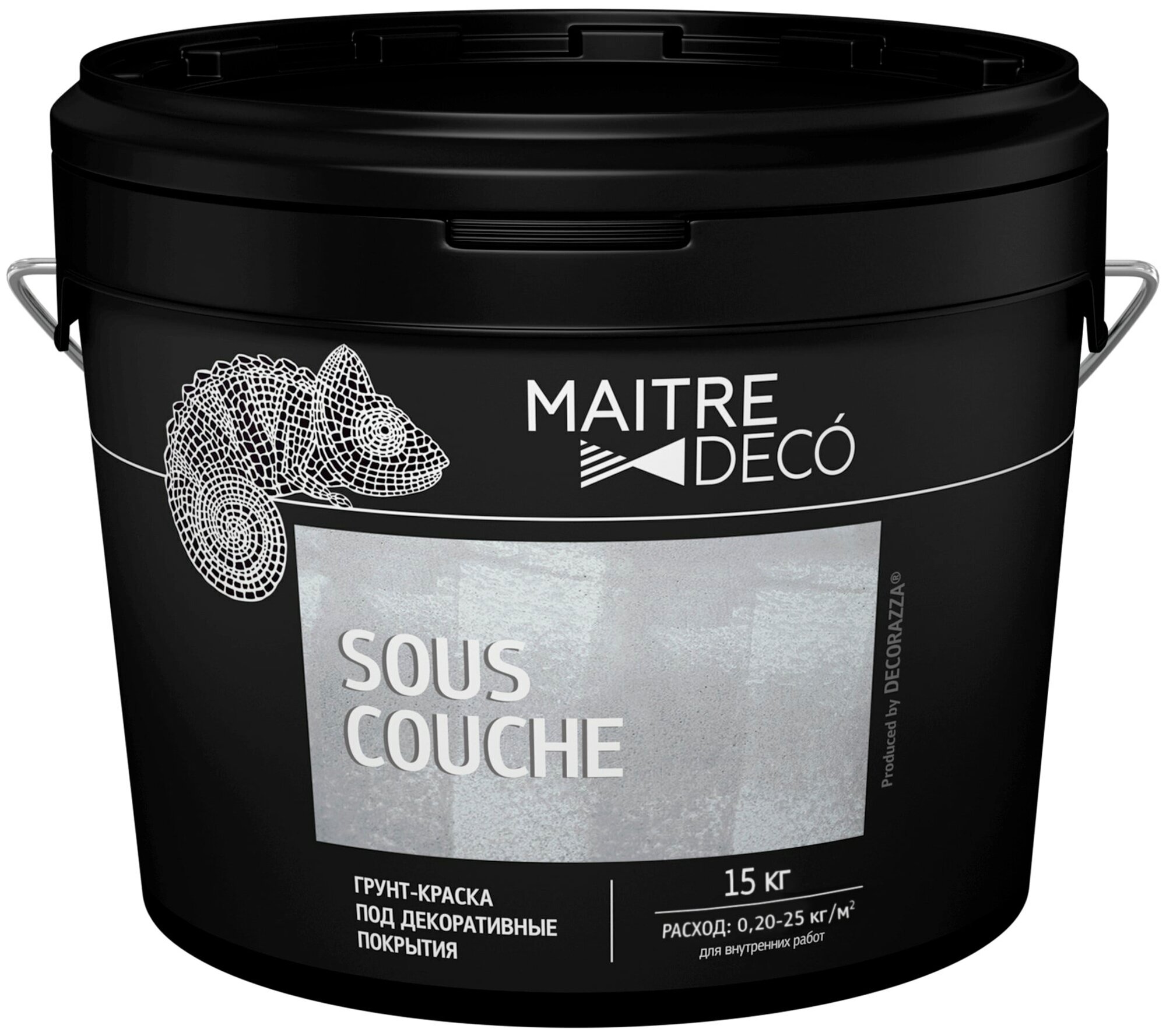 фото Грунт-краска для декоративных покрытий Maitre Deco «Sous-Couche» 15 кг