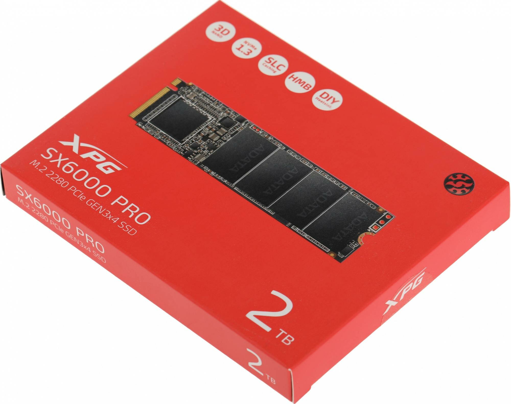 Твердотельный накопитель ADATA XPG 2 ТБ M2 ASX6000PNP-2TT-C