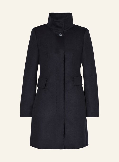 Пальто  Max Mara, размер 36, синий, черный