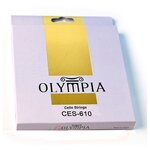 Струны для виолончели Chrome Nickel Silver Wound Olympia CES 610 - изображение