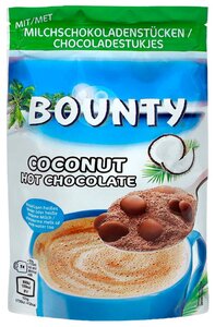 Фото Растворимый напиток Bounty Coconut Hot Chocolate горячий шоколад 140 гр.