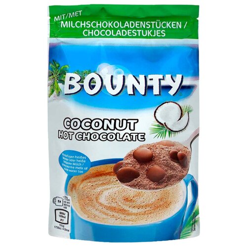 Растворимый напиток Bounty Coconut Hot Chocolate горячий шоколад 140 гр.