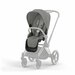 Прогулочная коляска NEW Cybex PRIAM IV Mirage Grey шасси Chrome Brown