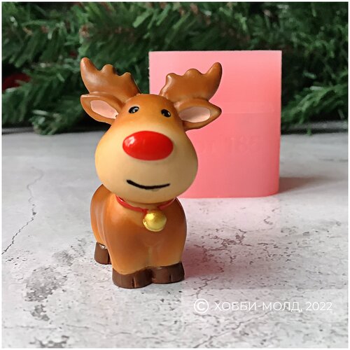 Молд силиконовый Новогодний олененок