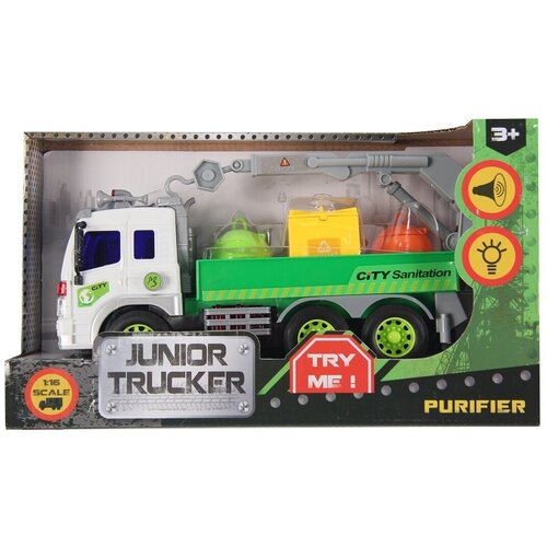 Инерционная машина Junior Trucker - Погрузчик (свет, звук)