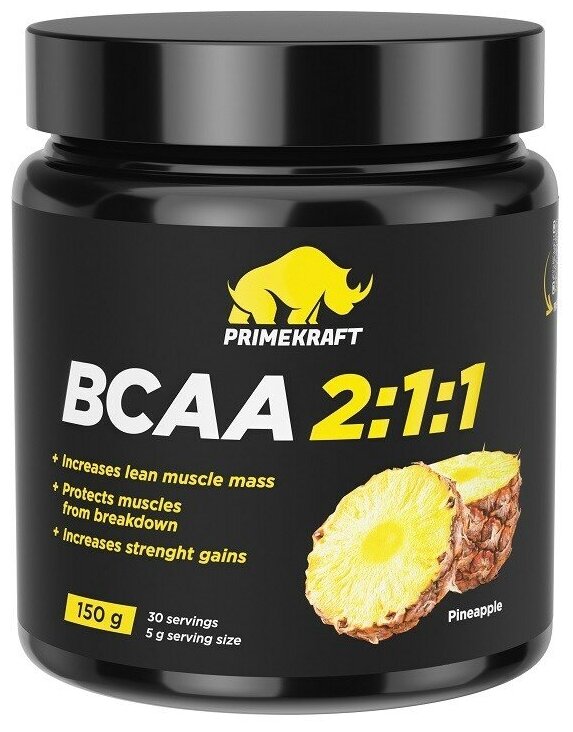 Prime Kraft BCAA 2:1:1 (150г) Натуральный