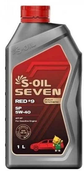 Синтетическое моторное масло S-OIL SEVEN RED #9 SP 5W-40, 1 л