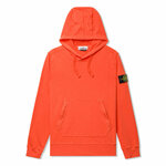 Толстовка Stone Island Garment Dyed Hoodie Orange - изображение