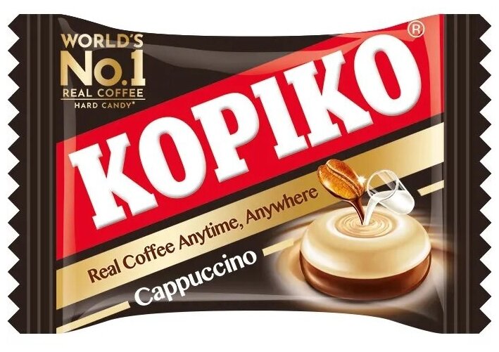 Кофейные леденцы Kopiko Cappuccino Candy, 108 г - фотография № 7