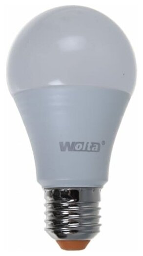 Лампа LED A60 12W E27 3000K груша Wolta