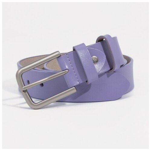 фото Ремень жен 06-01-03-01, 3,5*0,3*110 см, винт, пряжка металл, сиреневый noname