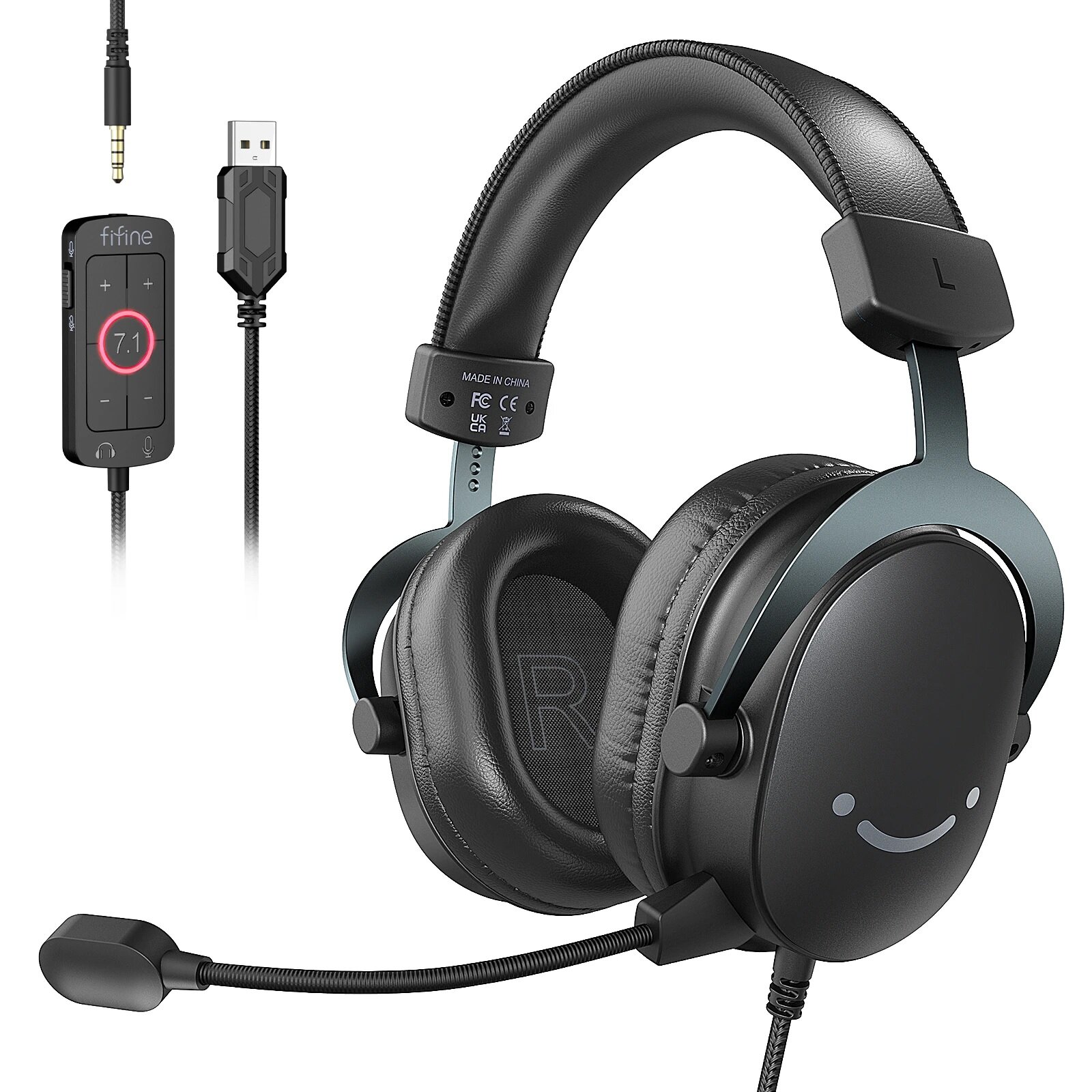 Игровые наушники Fifine H9 Gaming Headsets (Black)