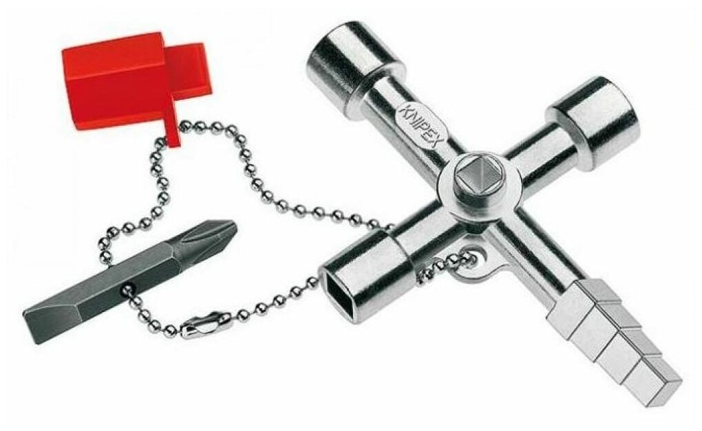 Profi-Key ключ крестовой 4-лучевой для стандартных шкафов и систем запирания 90 мм