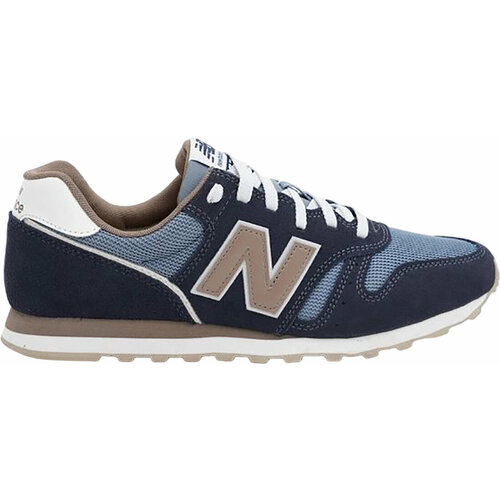 Кроссовки New Balance 373, натуральная кожа, размер 8,5 US, синий