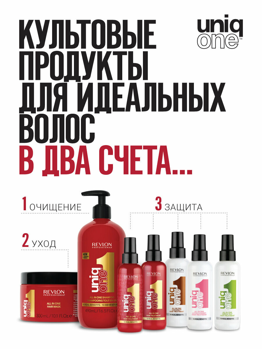 Revlon Professional UniqOne, универсальная спрей-маска celebration, 150 мл