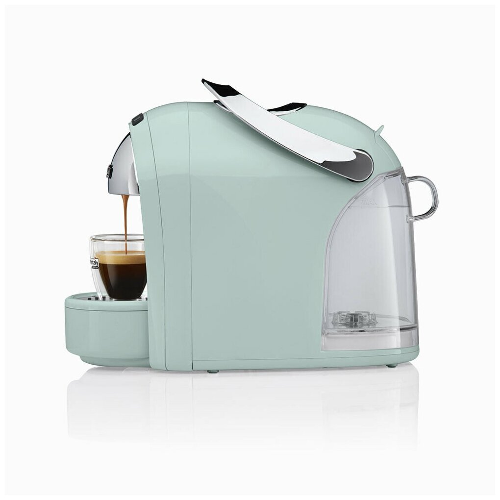 Кофемашина Caffitaly System Ambra S18 LC2, мятный - фотография № 2