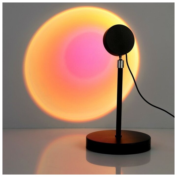 Световой прибор "Закат", 26-150 см, регулируемый, пульт, 5W, Rgb, USB 7817985 . - фотография № 5