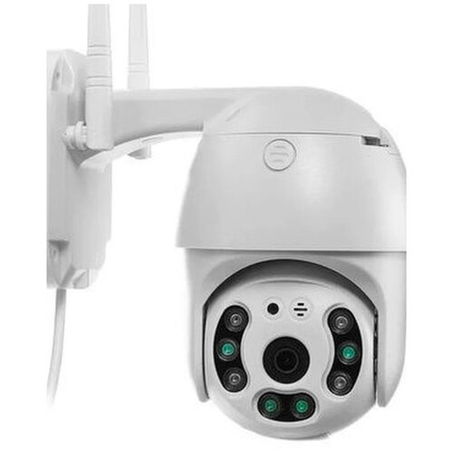 Видеокамера IP WiFi Поворотная Камера видеоняня Видеокамера наблюдения Динамик ИК microSD Белый 459000₽