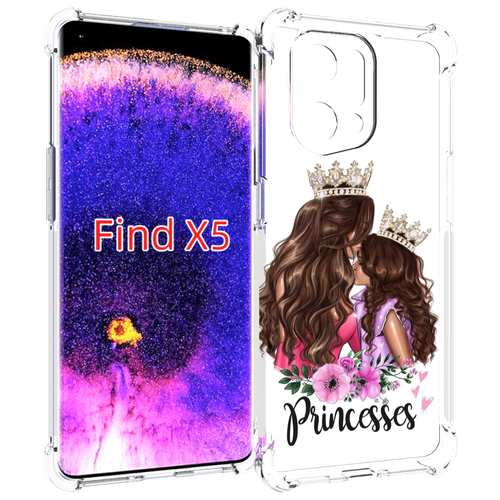 Чехол MyPads Принцессы женский для Oppo Find X5 задняя-панель-накладка-бампер чехол mypads снежная принцесса женский для oppo find x5 задняя панель накладка бампер